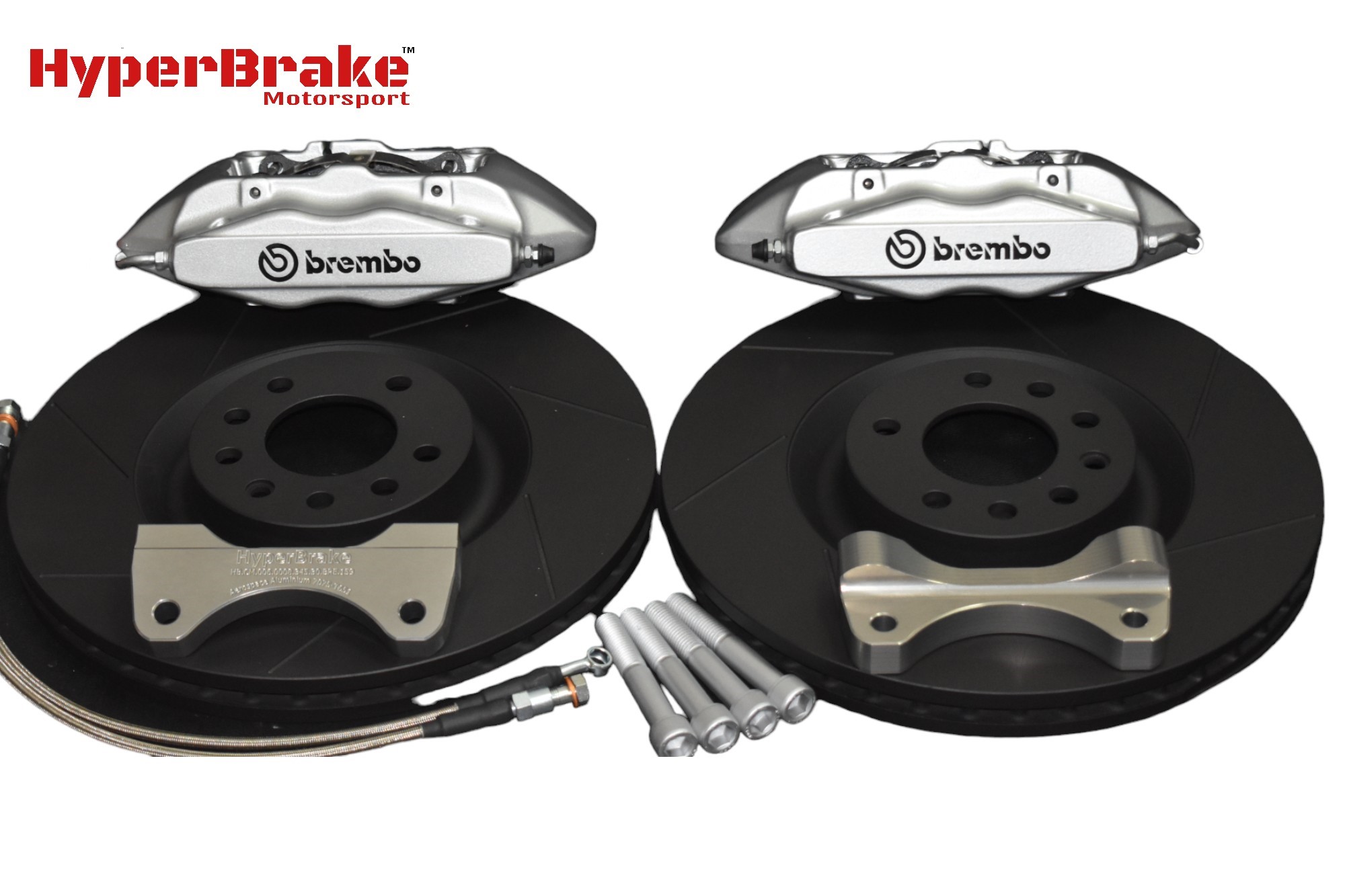 HyperBrake Motorsport Front 4pot Big Brake Kit for Jeep Renegade (2014) with Brembo calipers and monoblock brake discs 330x28mm