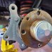 HyperBrake Motorsport οπίσθιο κιτ φρένων για Abarth 500/595/695 για τις εργοστασιακές δαγκάνες  και διαιρούμενους πλευστούς δίσκους 300x10mm