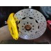 HyperBrake Motorsport τετραπίστονο εμπρόσθιο κιτ φρένων για Audi A3 8L με Brembo δαγκάνες και διαιρούμενους πλευστούς δίσκους 330x28mm